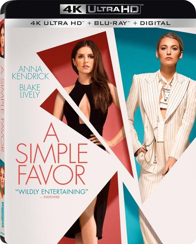 A Simple Favor (2018) 2160p HDR BDRip Dual Latino-Inglés [Subt. Esp] (Intriga. Drama)