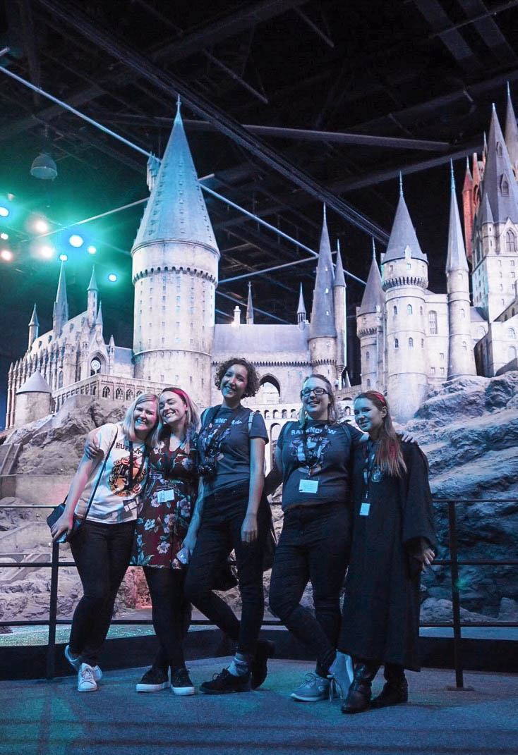 Hogwarts scale model