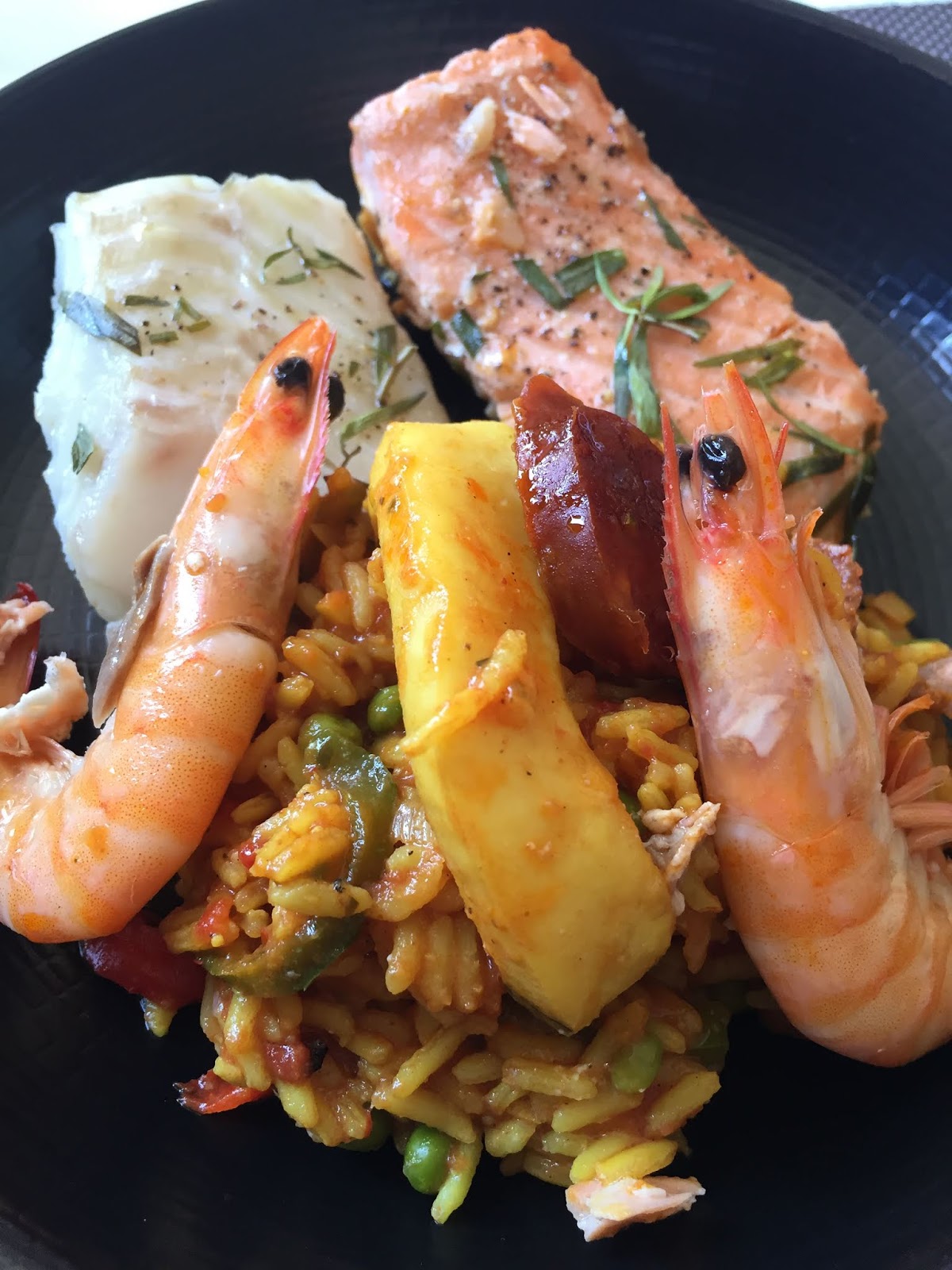 Paella de la mer.