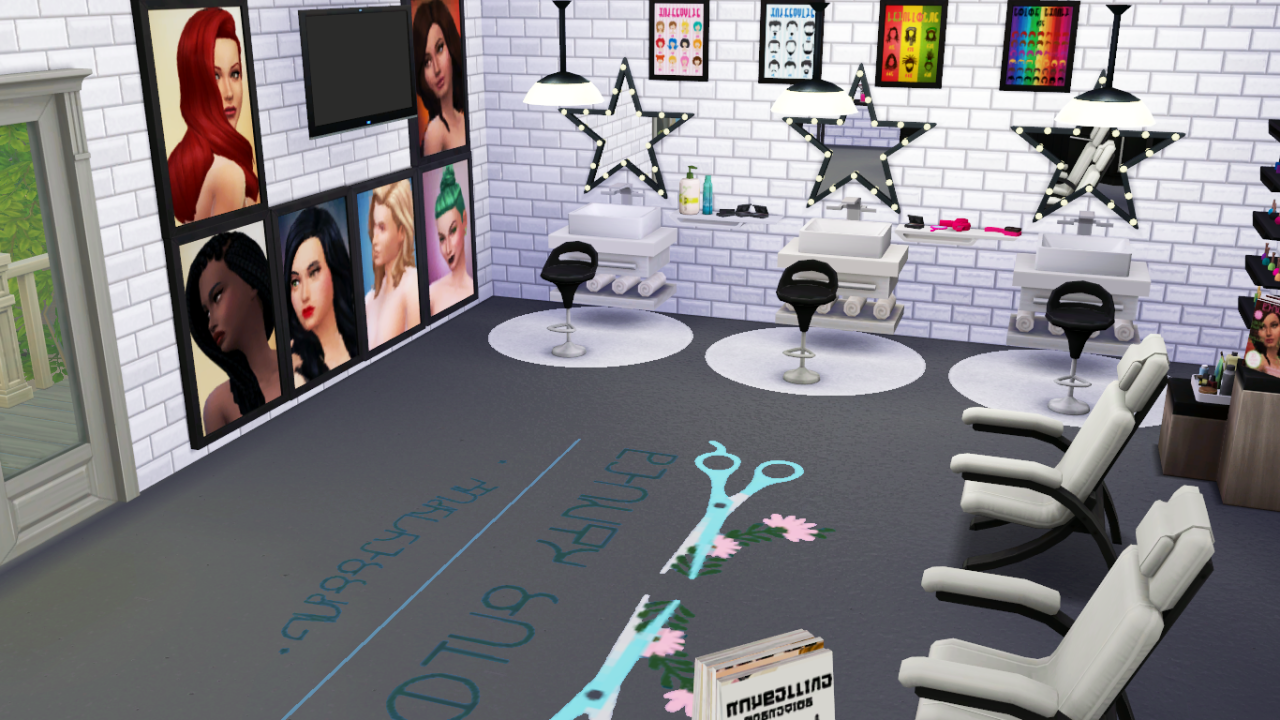Sims 4 CC's The Best TS3 Beauty Salon Conversions 115 Objects by