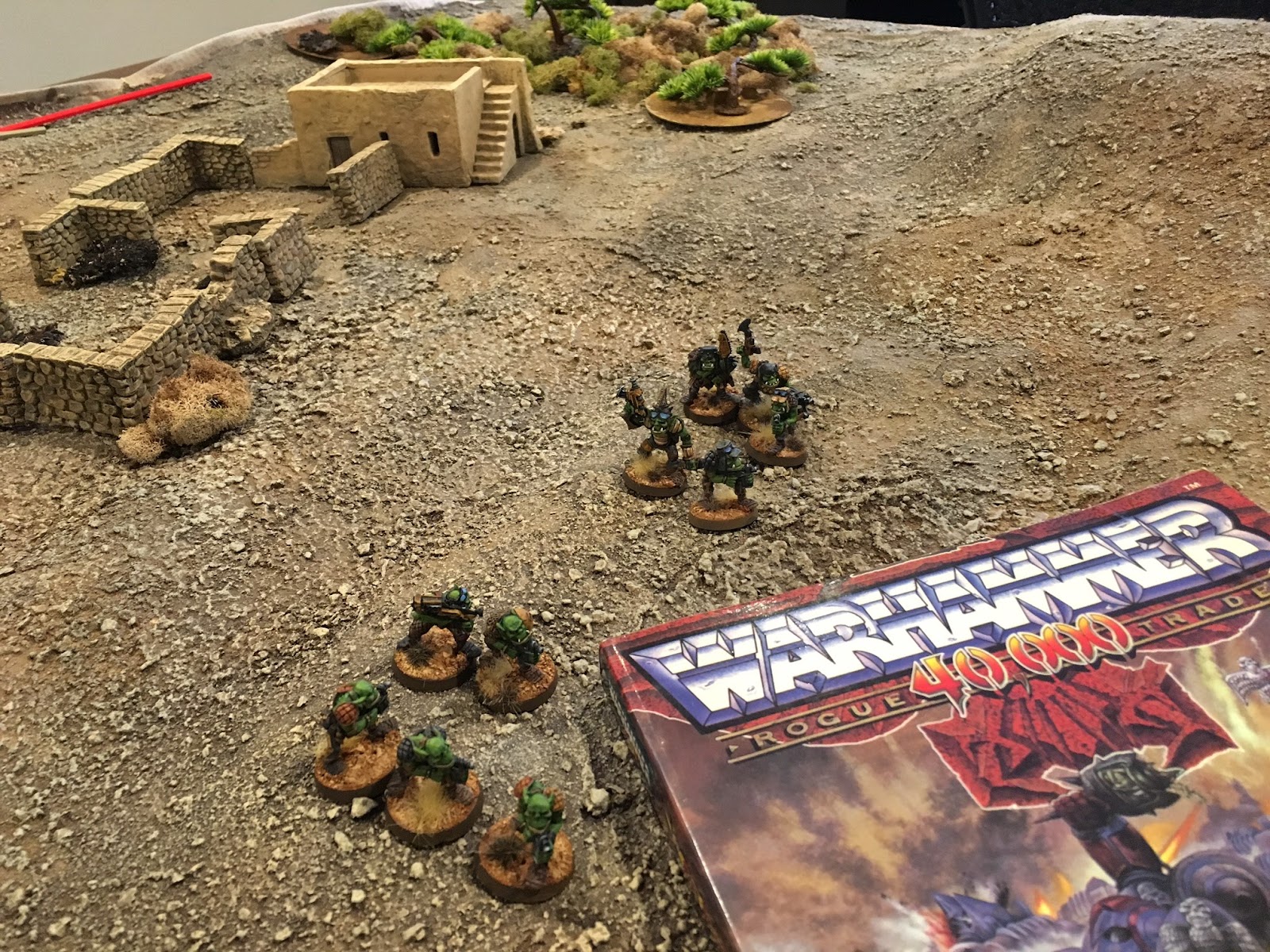 1000 Foot General Oldhammer 40K "Battle at the Farm" scenario from