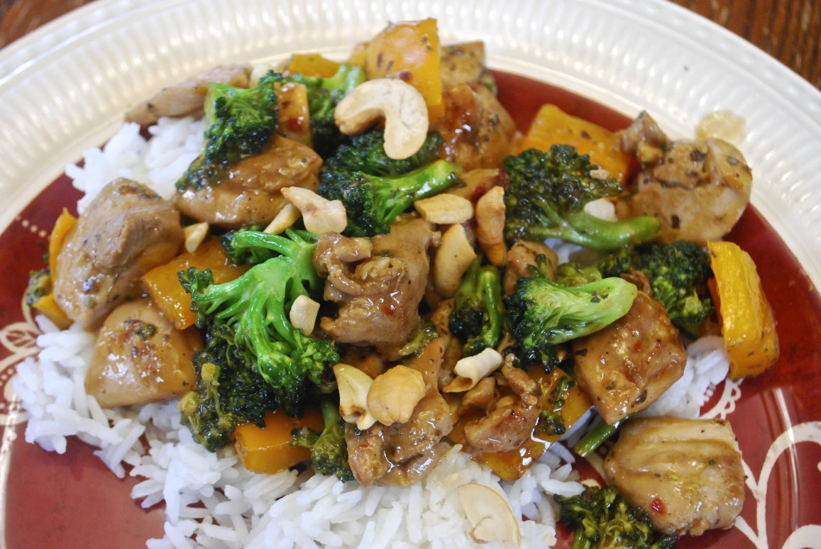 "Pointless" Meals Chicken and Rice with Cashews