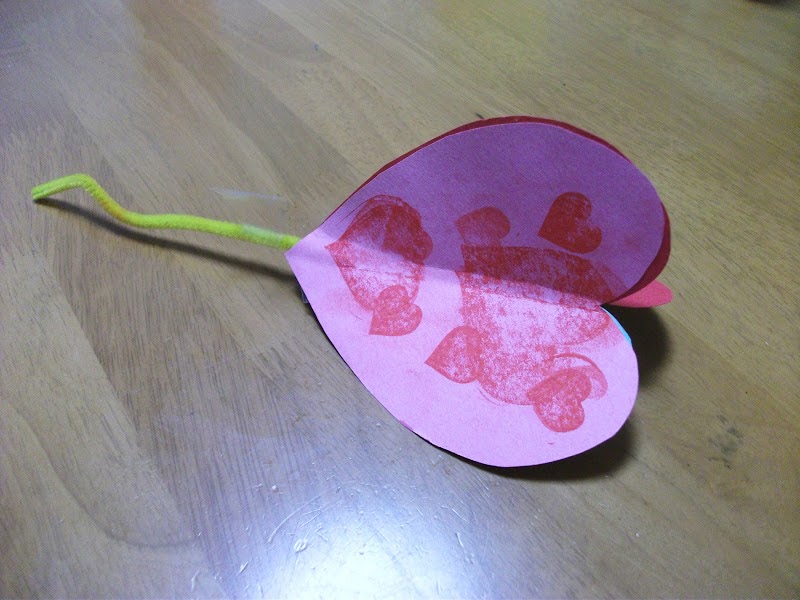 Preschool Crafts for Kids*: Valentine's Day 3D Heart Craft