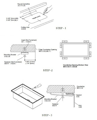 Cara pemasangan sink type undermount Cara pemasangan sink type undermount