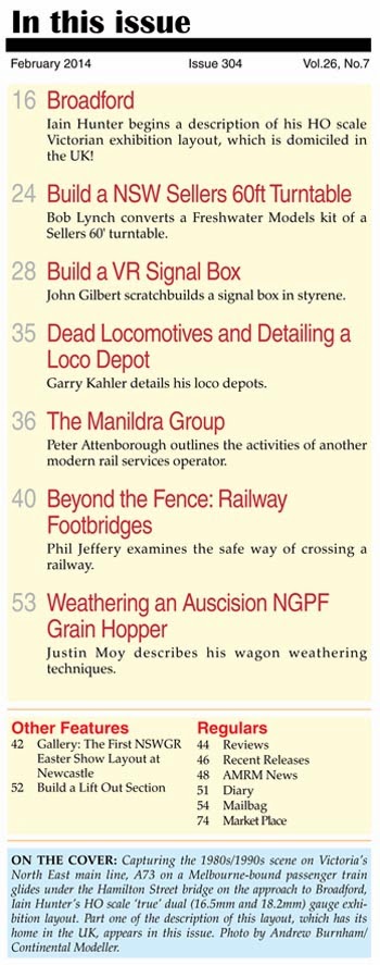 Australian Model Railway Magazine January 2014