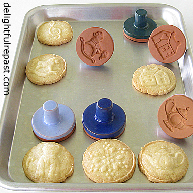 Stamped Shortbread Cookies - Rycraft Cookie Stamp Giveaway / www.delightfulrepast.com