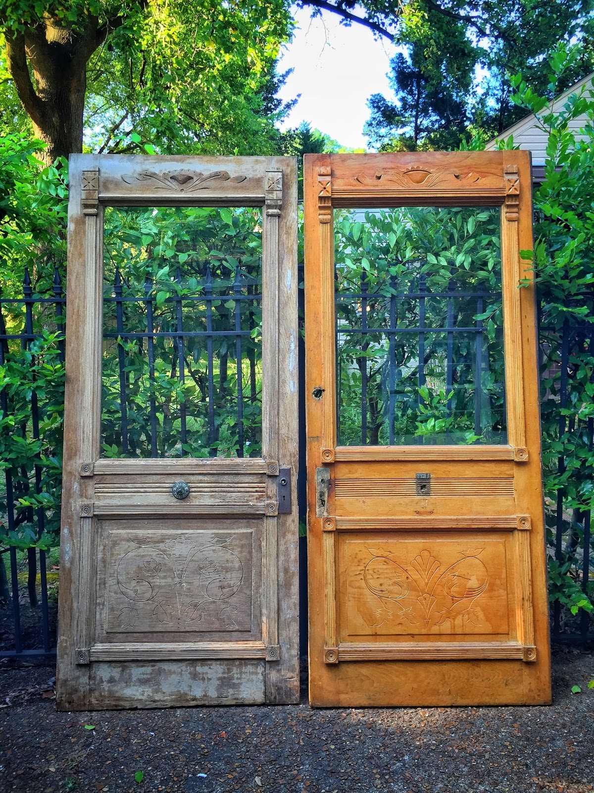 The Painted Door Memphis Furniture Refinishing & Restoration VINTAGE PINE DOORS REFINISHED