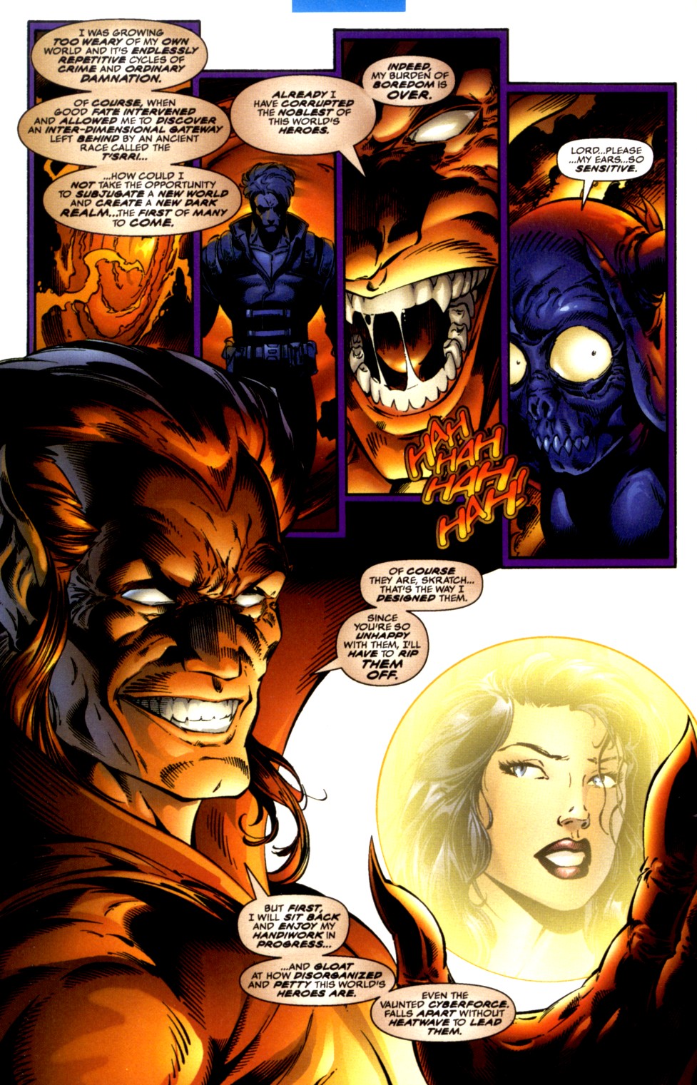 Read online Cyblade/Ghost Rider comic -  Issue # Full - 4