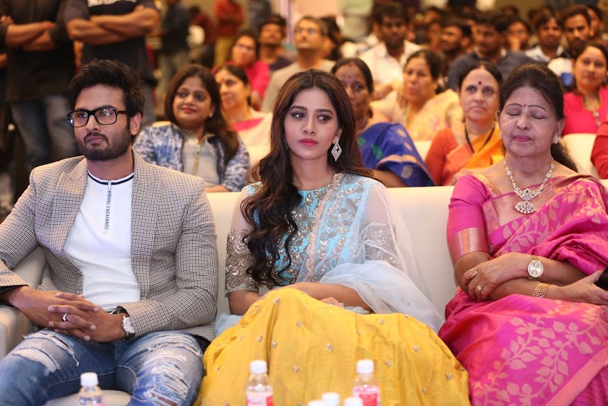 Nabha Natesh at Nannu Dochukunduvate Pre-Release