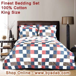 Buy Mrs. Select joker check luxury bed linen from By ADAB.