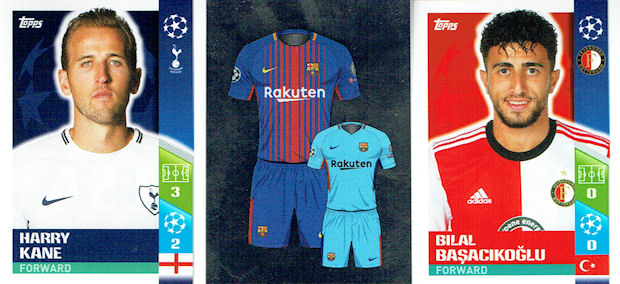 Team Real Madrid CF Champions League Sticker 17//18-600 Teams