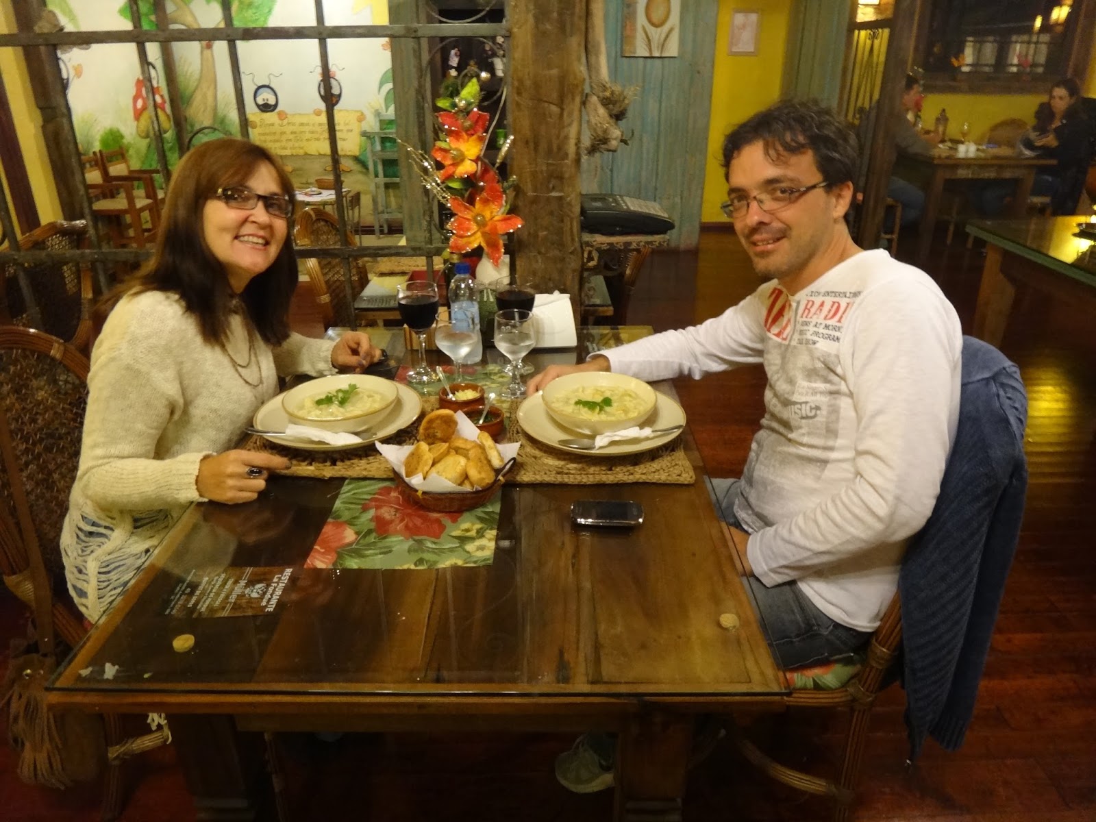 Chris e Fê vão papar La Fondue Müller (Urubici SC) 02/03/2016