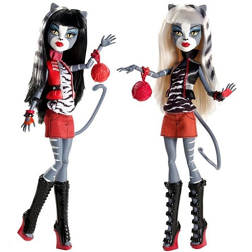 monster high gatas gemelas