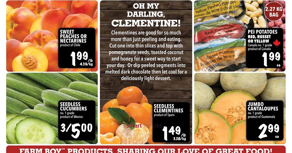farm boy weekly flyer january 11 17 2018 farmboy flyer