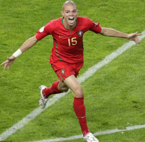 The Best Footballers: Pepe plays as a central defender football of Portugal