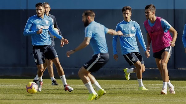 Málaga, cinco canteranos en el entrenamiento de hoy