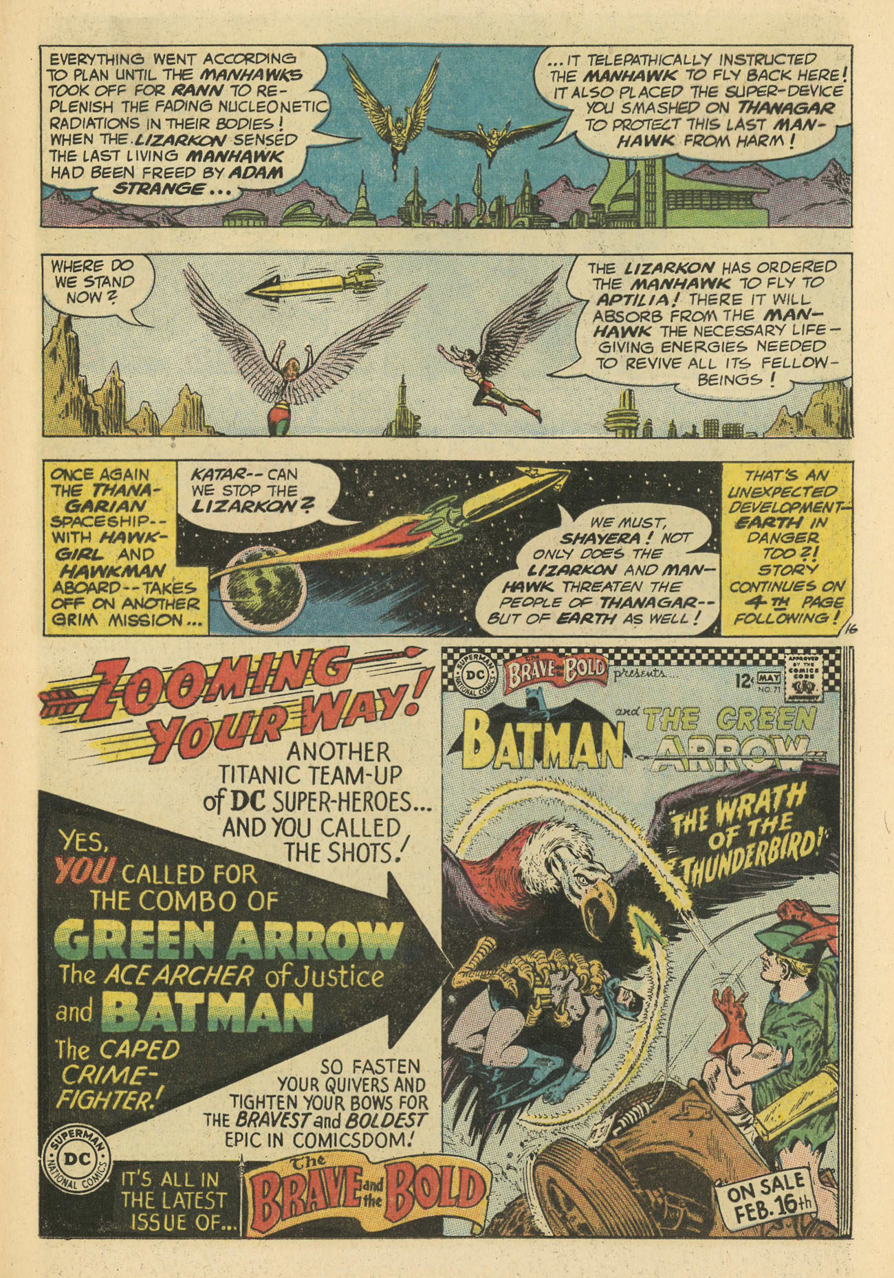 Read online Hawkman (1964) comic -  Issue #19 - 21