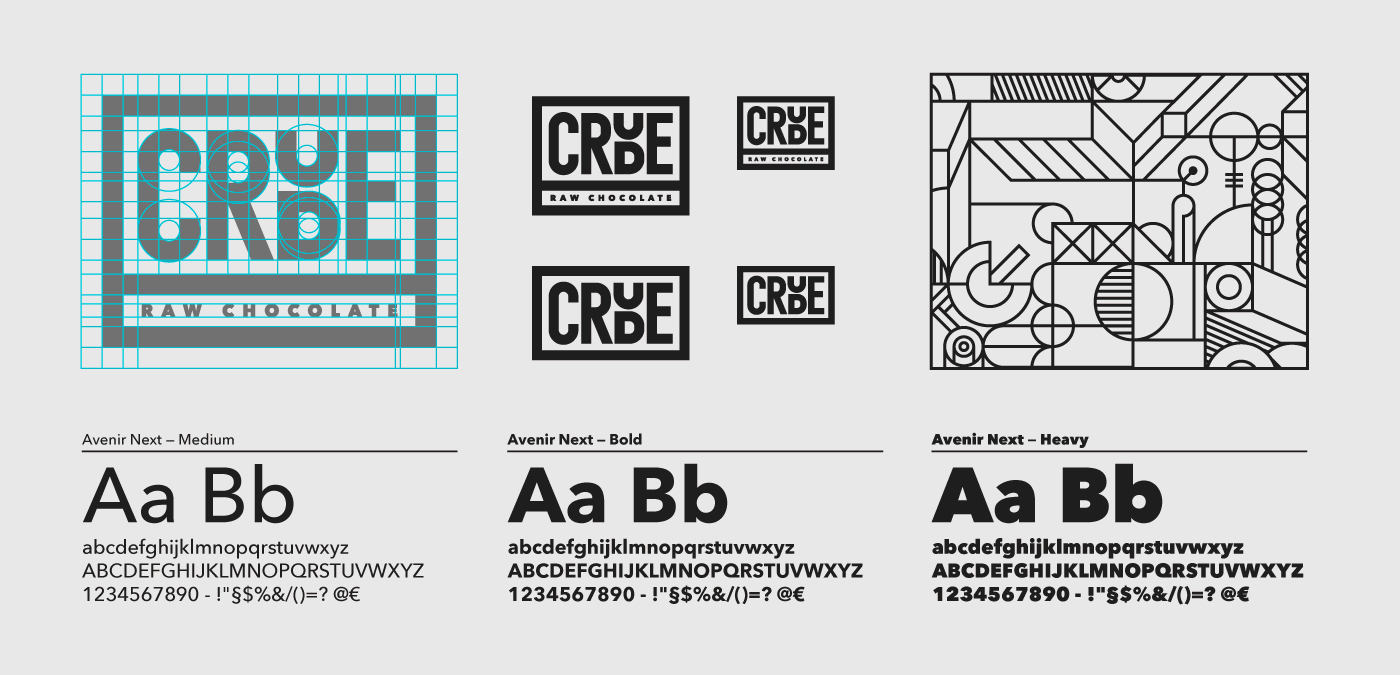 CRUDE Raw Chocolate Logotipo