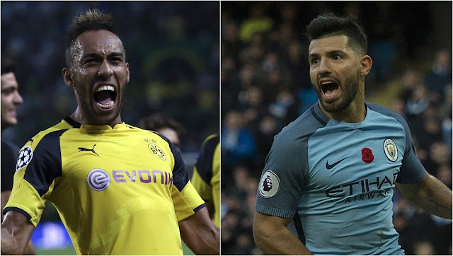 Aubameyang y Agüero El Madrid podría quedarse sin Agüero ni Aubameyang