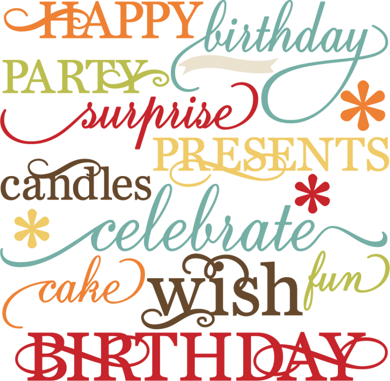 Printable Free Mens Happy Birthday Words