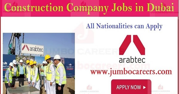 Latest Walk in Interview for Construction Company Jobs in Dubai