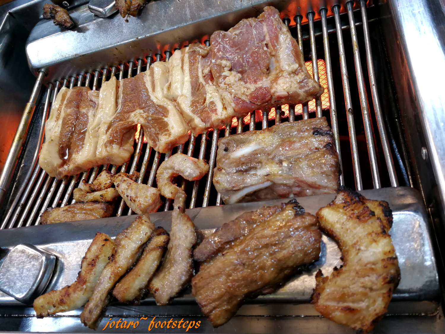 Footsteps Jotaro's Travels YummY! Good Jeju Black Pork (제주흑돼지