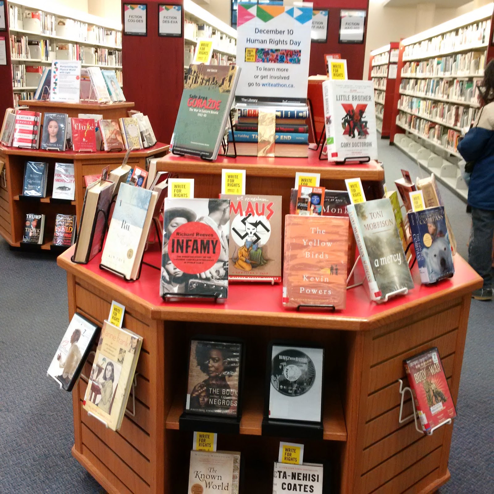 Wmtc Librarians Celebrate Human Rights At Your Library Write4rights