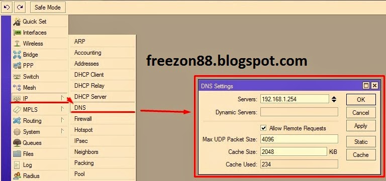 setting dns mikrotik speedy setting dns mikrotik speedy