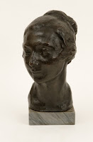 JOSEP CLARÁ Busto de la pintora Mme. Guy Lentif c. 1920