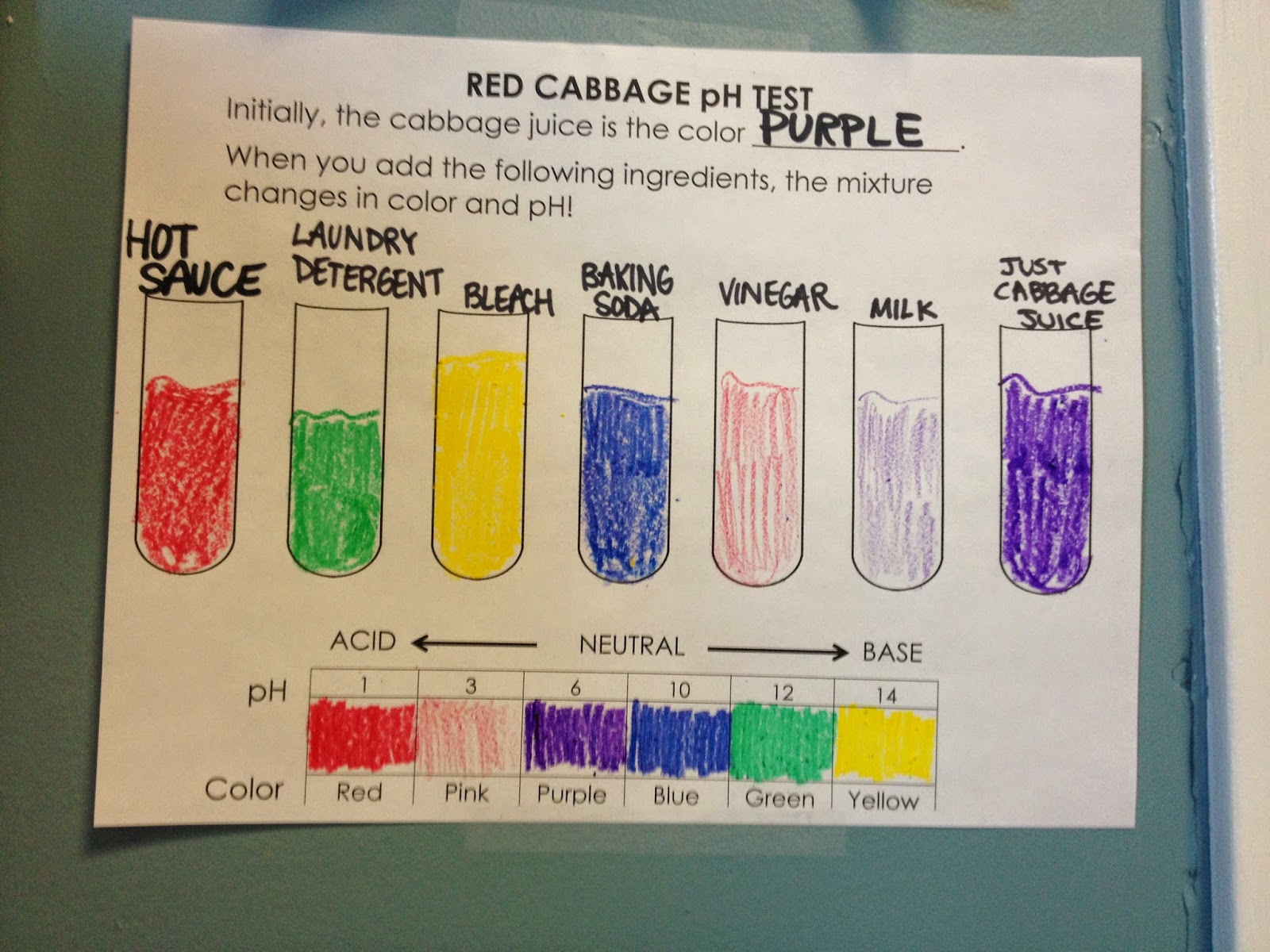 Learning by Doing: Testing pH (using household items)