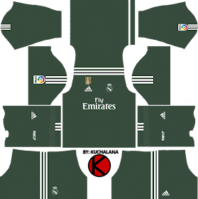 Real Madrid Kits 2017/2018 - Dream League Soccer