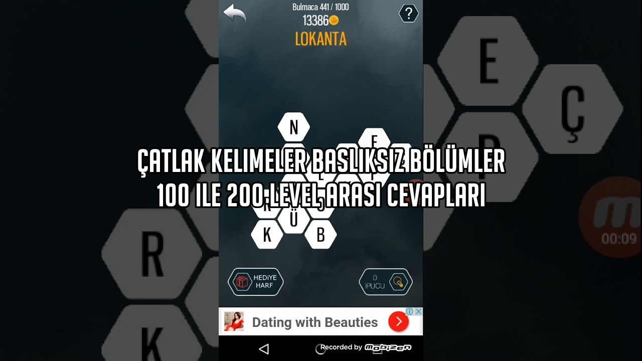 Catlak Kelimeler Basliksiz Bölümler 1 ile 100 Level Arasi Cevaplari Catlak Kelimeler Basliksiz Bölümler 1 ile 100 Level Arasi Cevaplar