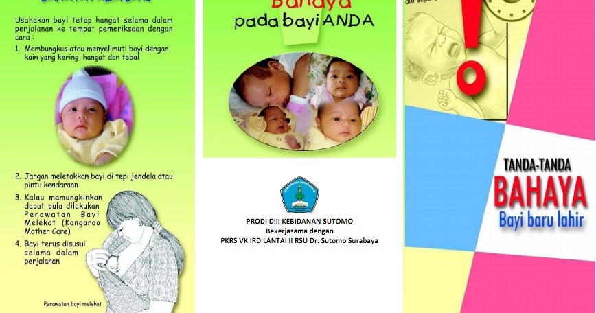 Kumpulan Materi Kebidanan: Leaflet Tanda Bahaya Bayi Baru 