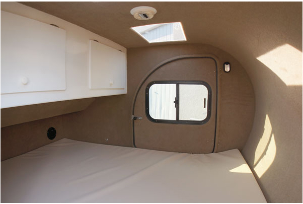 Tiny Yellow Teardrop: Featured Teardrop: Nest Egg Trailers