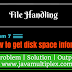 How to get Total space, Free space and Usable space of given disk drive in Java?