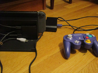 Nintendo Switch Dock back USB port GameCube controller adapter plugs