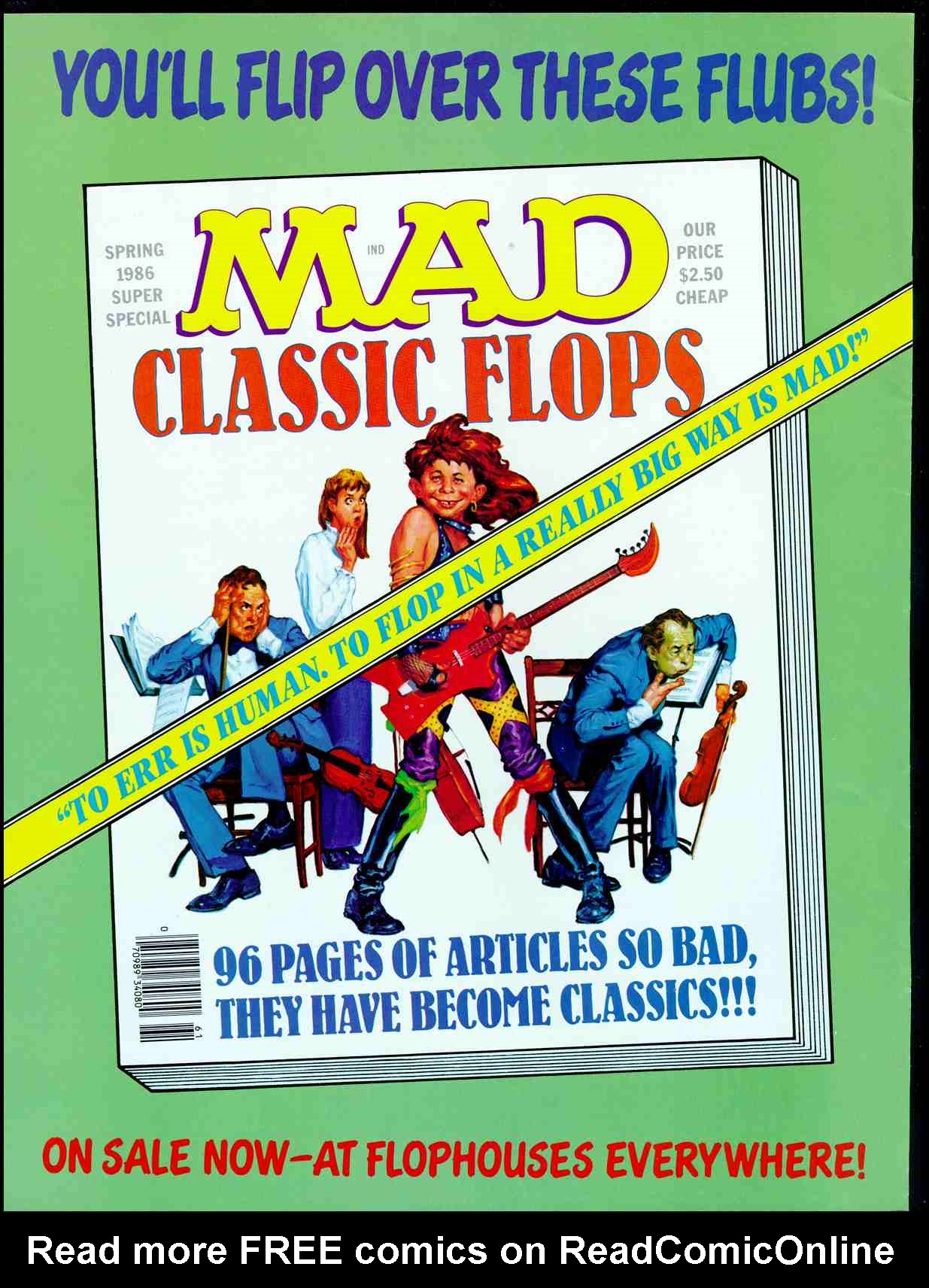 Read online MAD comic -  Issue #258 - 2