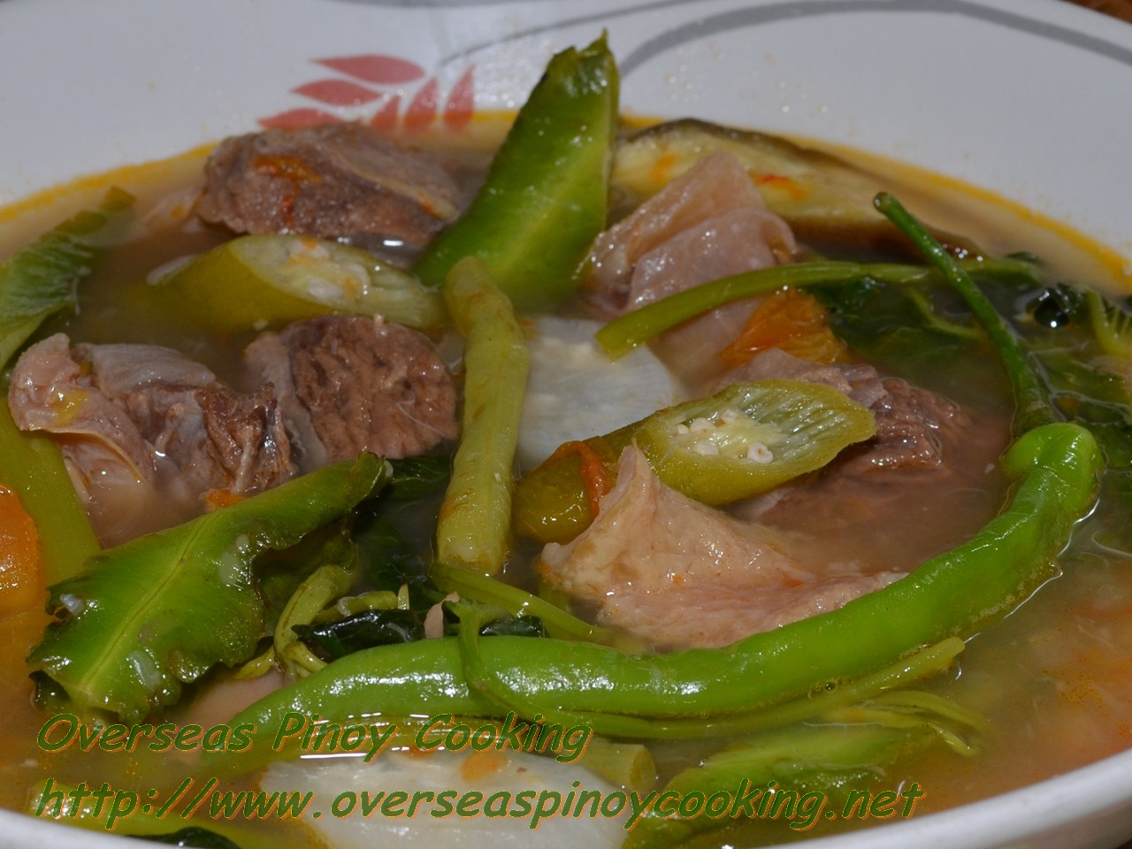 Sinigang na Kamto, Beef Flank Sinigang