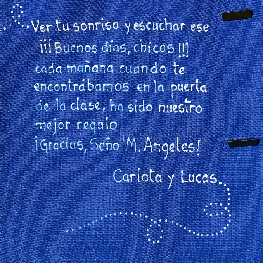 Bata maestra personalizada