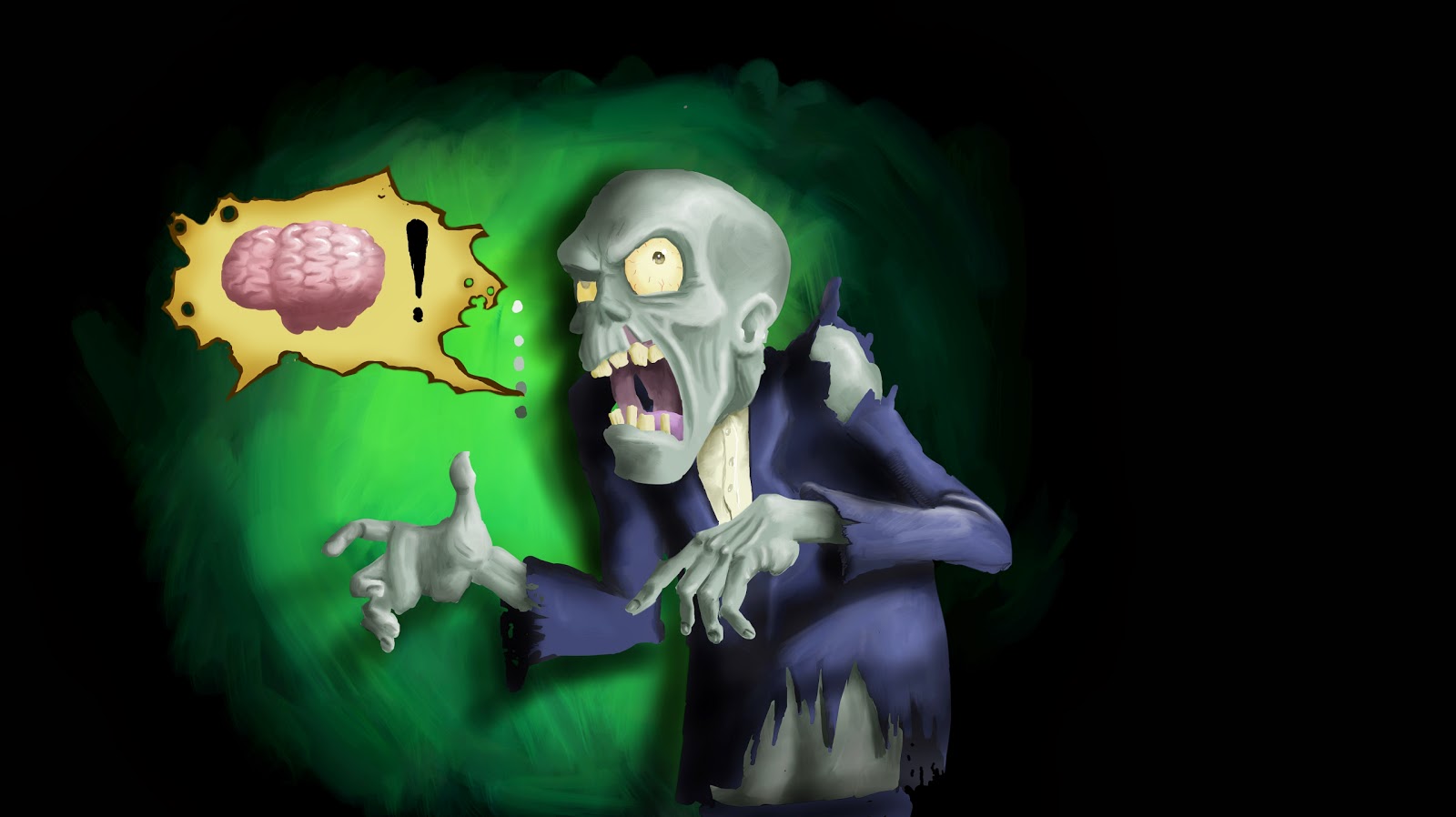 jons sketchy blog Zombie speed paint finished