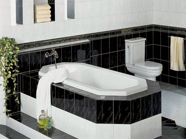 Ideas to decorate the bathroom in black