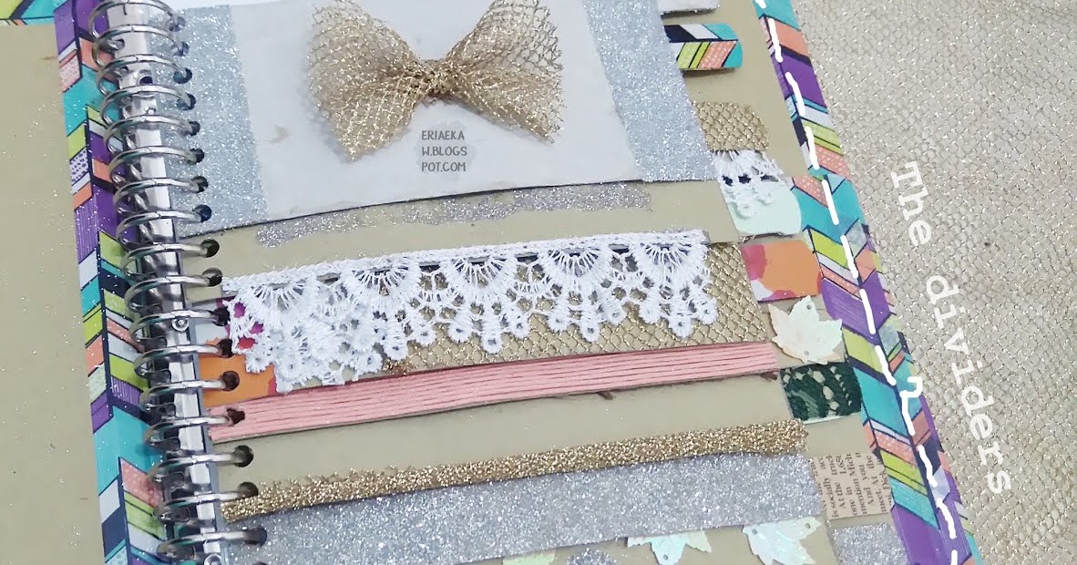 DIY Vintage Binder with Divider (Redesign Old Binder) Vier