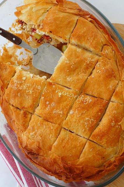Feta Pie with Peppers