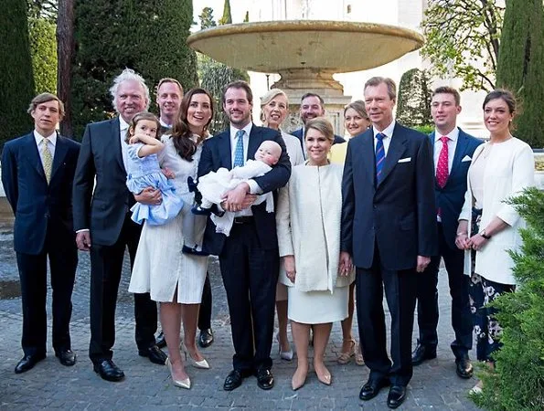 Duchess Maria Teresa, Prince Felix and Princess Claire, Prince Guillaume, Princess Stephanie, Princess Amalia, Prince Louis, Princess Alexandra, Prince Sebastien, Prince Nikolaus