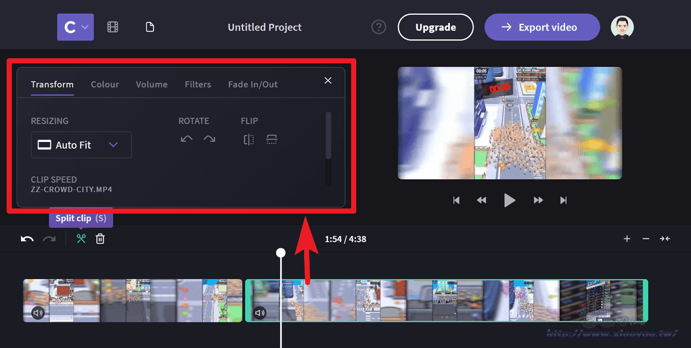 Clipchamp 免費線上影片編輯工具