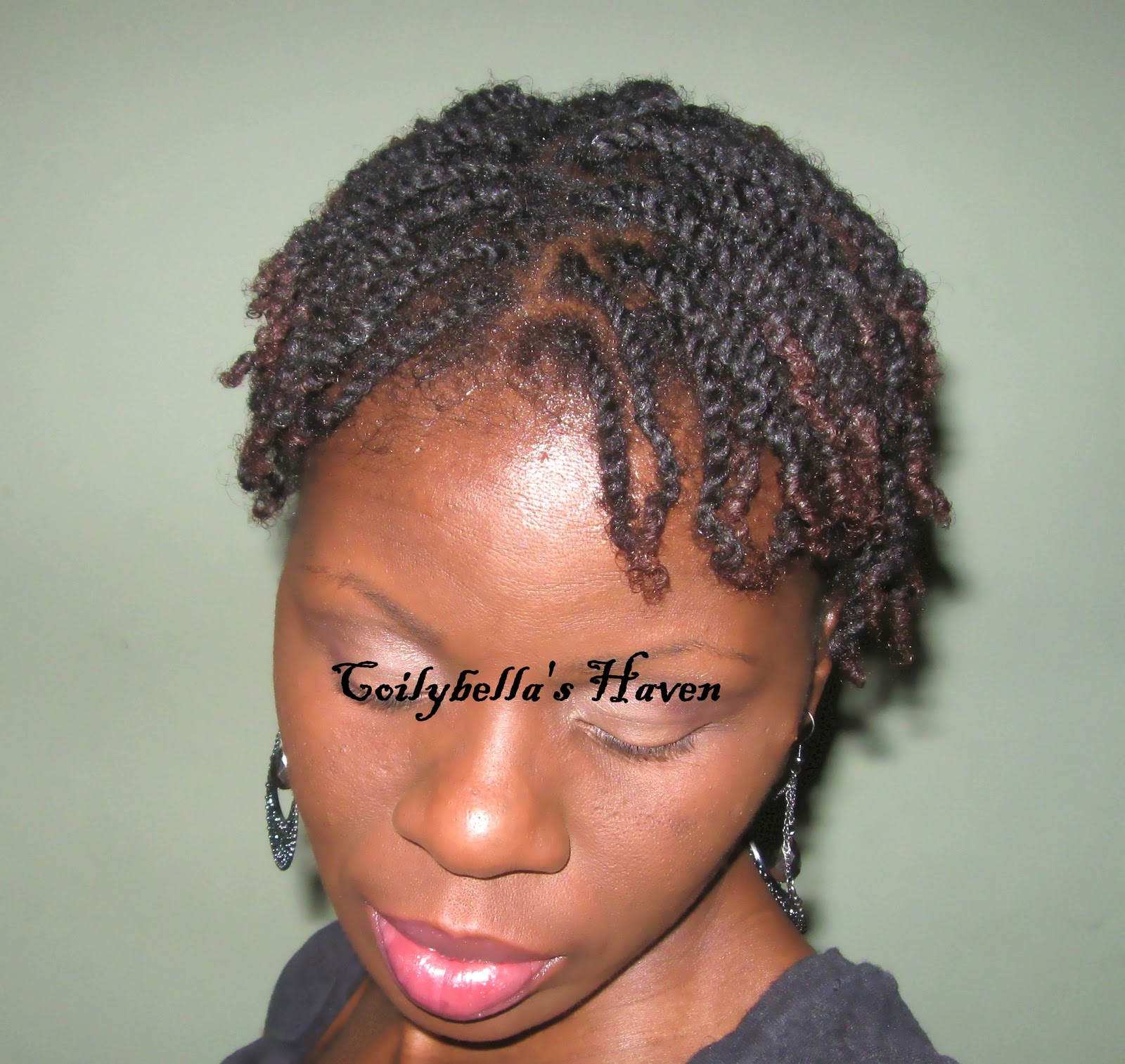 my hair this week:small two strand twists - coilybella