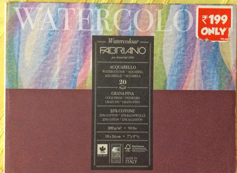 fabriano water colour paper 200gsm