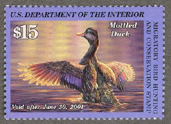 Alaska #19 2003 État Canard Canada Geese Par Adam Grimm 