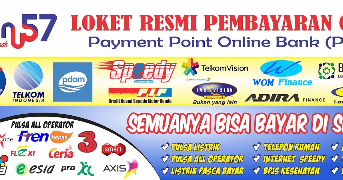 Banner Jual Pulsa contoh desain spanduk