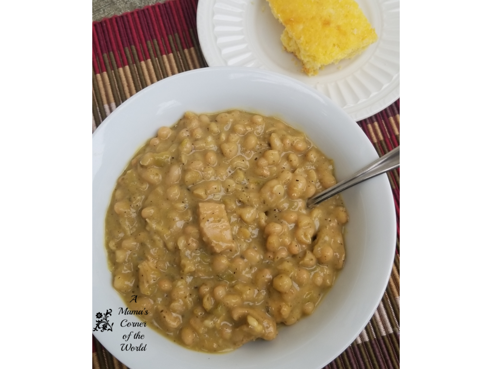 White Chicken Chili Recipe with Dry Beans